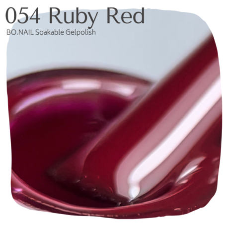 Bo Gelpolish 054 Ruby Red - Nagelshop Pijnacker